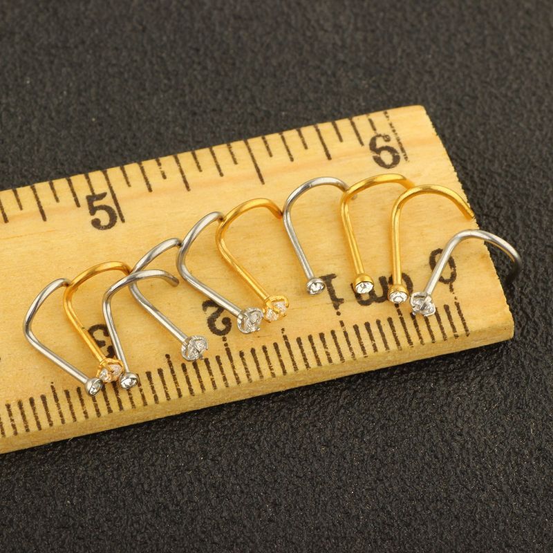 Set di piercing per il corpo Gioielli in acciaio inossidabile Anelli per il naso Orecchini personalizzati_voghion.com