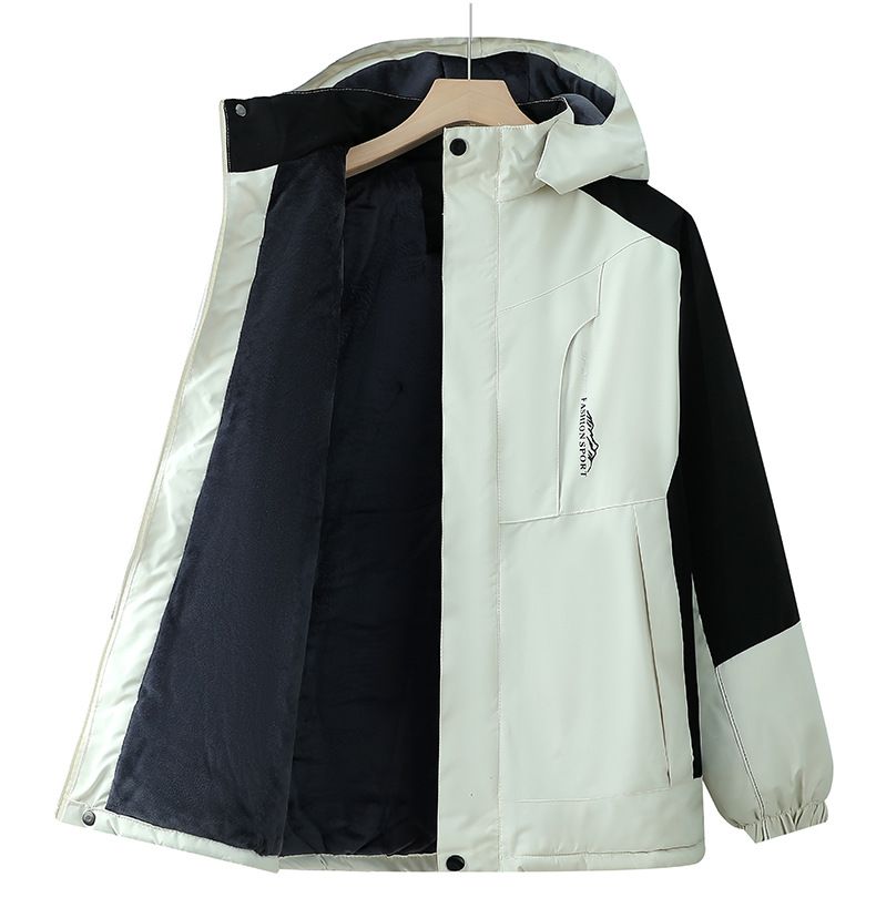 Giacca invernale unisex resistente – Giacca a vento impermeabile foderata in pile per lavori all'aperto e sport estremi (XL-6XL, 5 colori)_voghion.com
