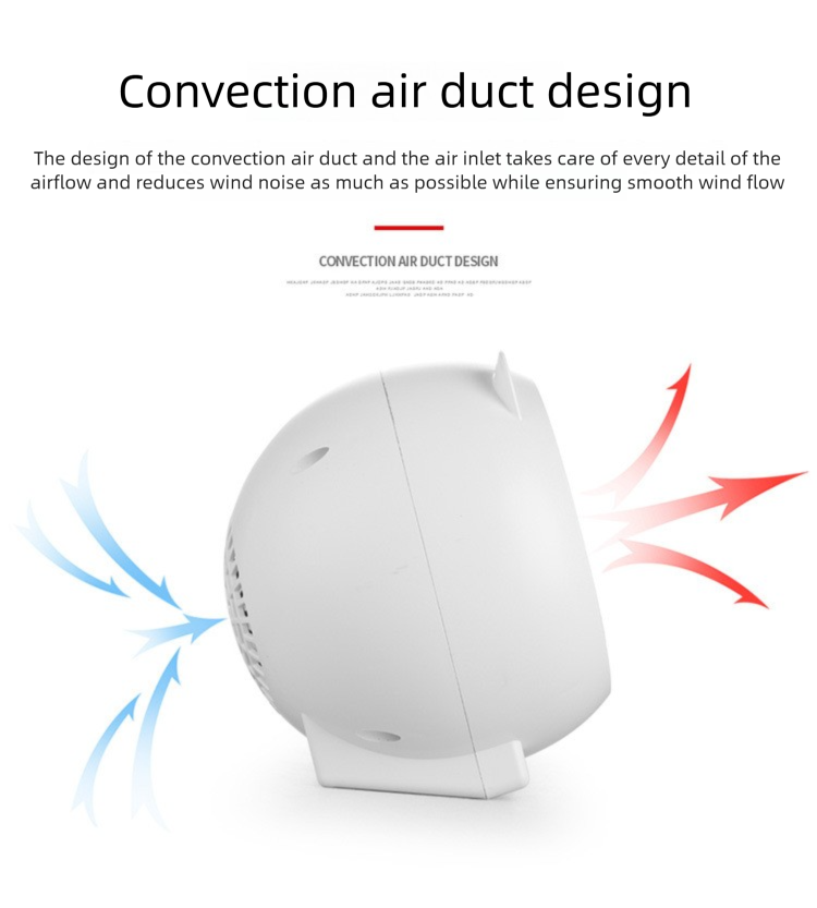 Carefully Selected Cute Cartoon Mini Desktop Small Household Electric Heater EU/US Plug_voghion.com