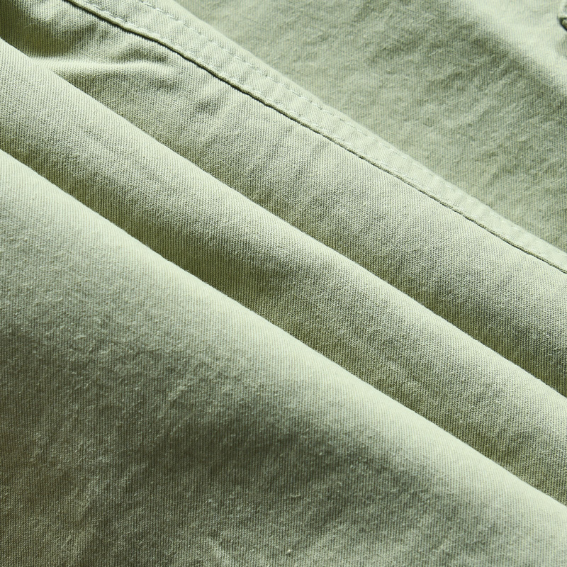 Sieviešu apģērbi Retro franču brīvs, taisns sieviešu kombinezons ar daudzām kabatām_voghion.com