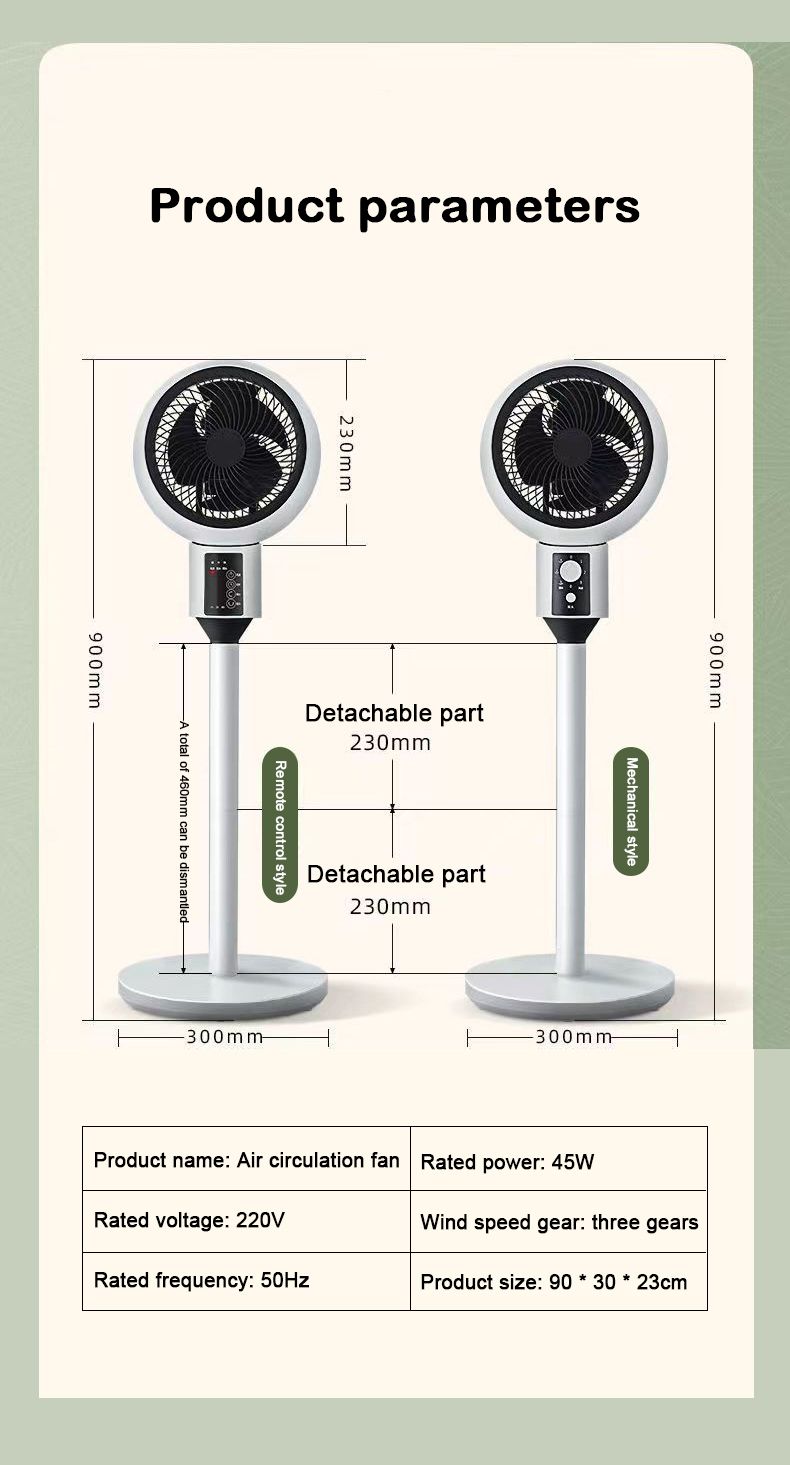 Ventilatore elettrico per circolazione dell'aria da 220 V, raffreddatore turbocompresso per uso domestico, ventilatori da tavolo/verticali, aria condizionata con telecomando_voghion.com