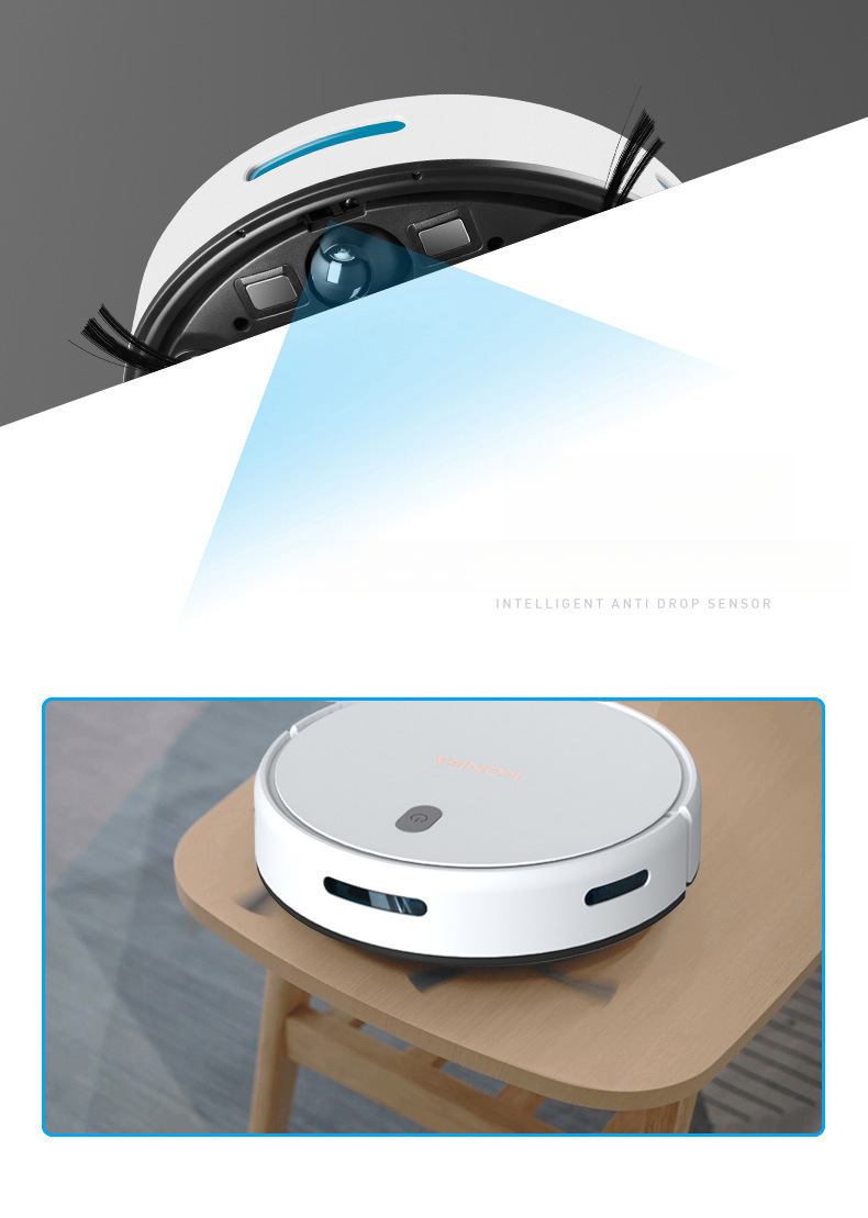 Konka Robot Vacuum Cleaner For Home, Intelligent Automatic Charging, Sweeping, Mopping, And Vacuuming 3-in-1 Cleaning_voghion.com