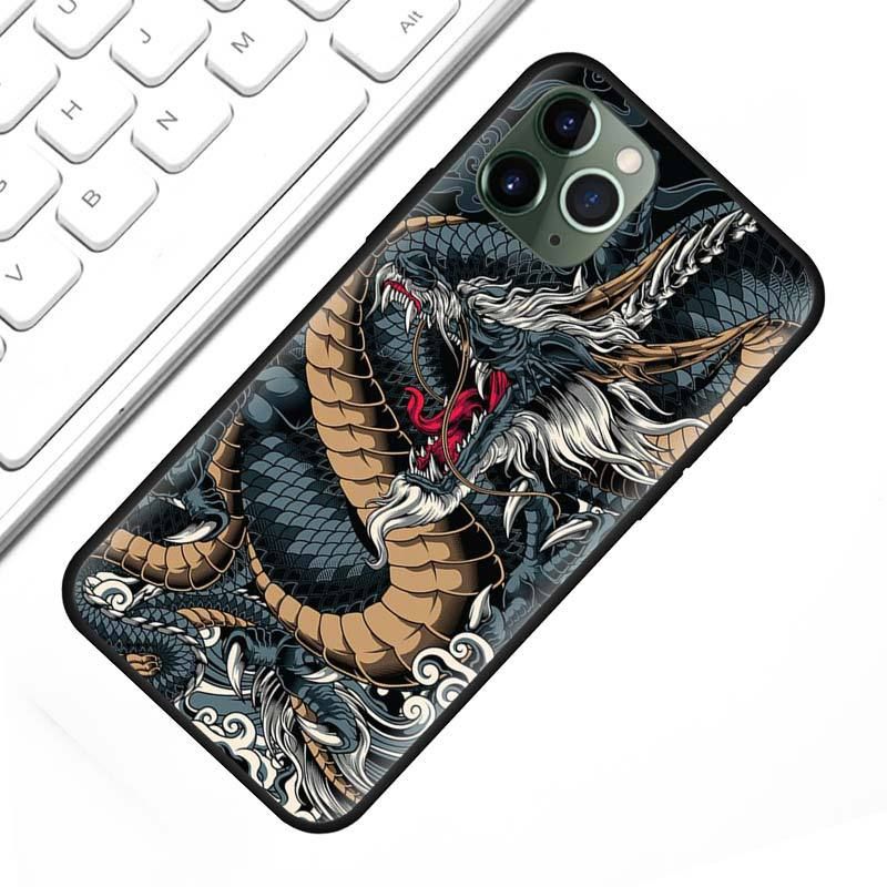 Applicable To IPhone15 Mobile Phone Case Guochao China Wind Dragon Totem Mobile Phone Case_voghion.com