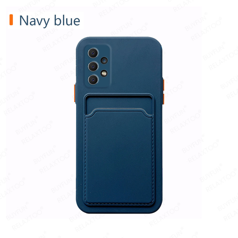 Husa portofel cu suport de card de lux pentru samsung a52 a42 5G A32 A72 4G A12 A02 A02S A22 A82 A21S A21 Husa din silicon lichid_voghion.com