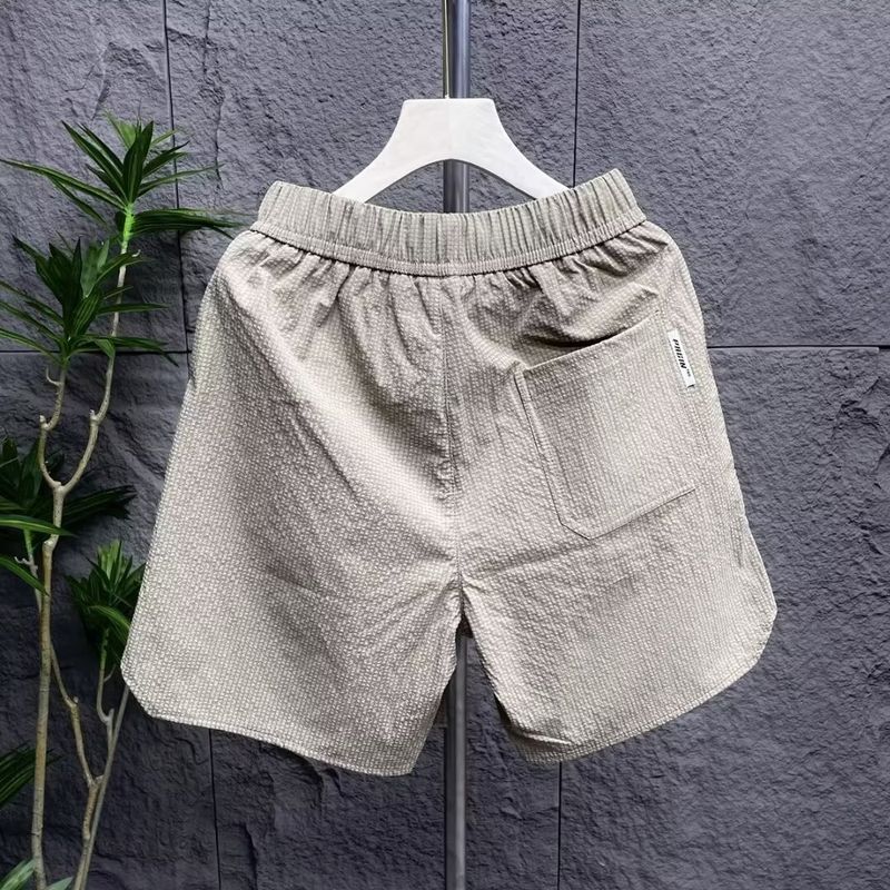 Summer men's minimalist style, bubble wrap, versatile casual shorts, thin, fashionable and trendy, loose fitting beach_voghion.com