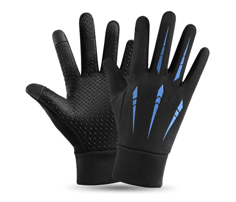 Windproof Waterproof Fleece-Lined Warm Motorcycle Winter Cold-Proof Riding Gear Full-Finger Touchscreen Gloves For_voghion.com