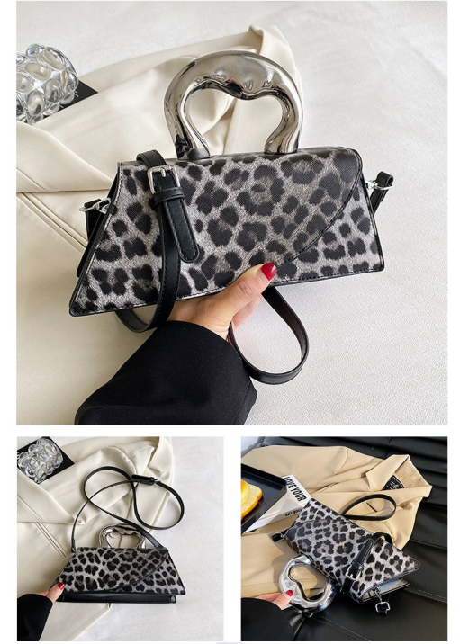 Nuova borsa per trucco avanzata originale versatile ad alta capacità con borsa a tracolla portatile con motivo leopardato ad alto valore di bellezza_voghion.com