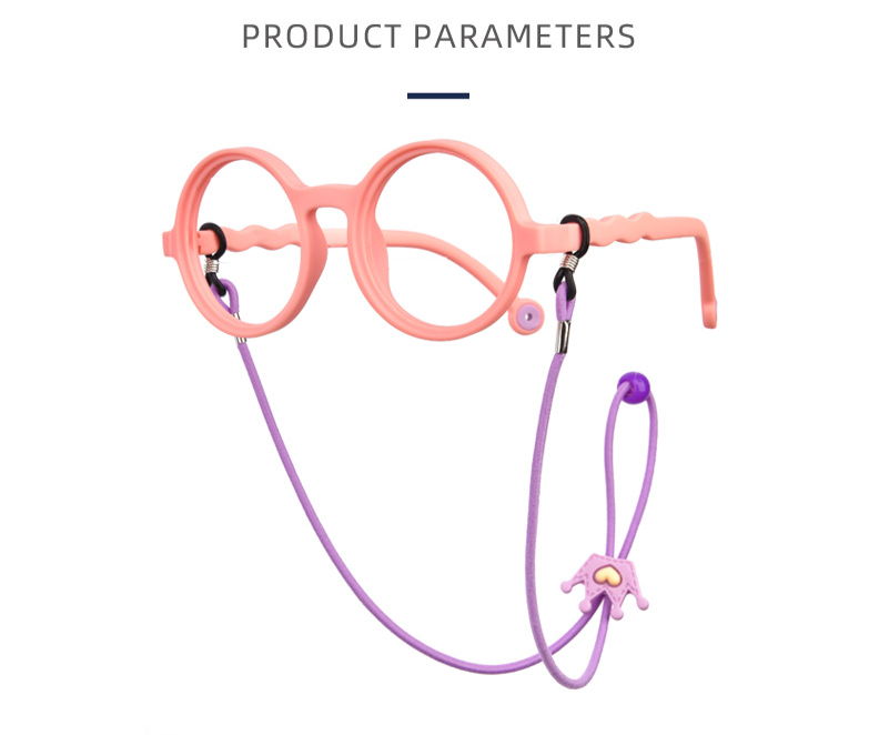 Corde de fixation pour lunettes unisexe pour enfants, sangle fixe antidérapante, solide, sport, crochet d'oreille anti-chute, ensemble de jambes, corde télescopique pour les yeux_voghion.com