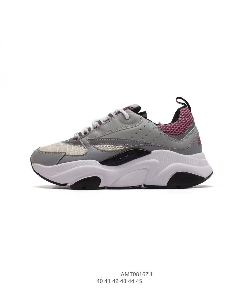 B22 Mesh-Leder-Logo-Riemen Low Cut Sport- und Freizeitschuhe für Herren_voghion.com