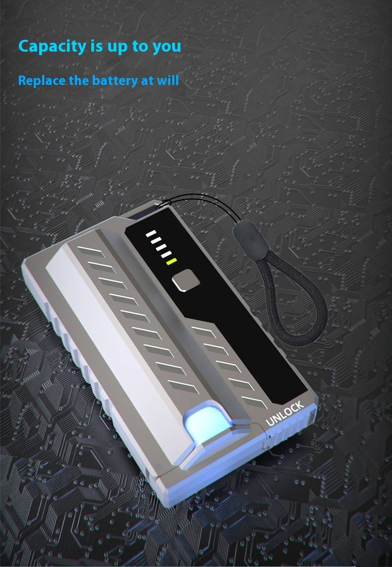 Tragbares Mini-Ladegerät 5000 mAh – Kompakte, schnell aufladbare Powerbank mit LED-Anzeige, Taschenformat für Reisen, Outdoor &_voghion.com