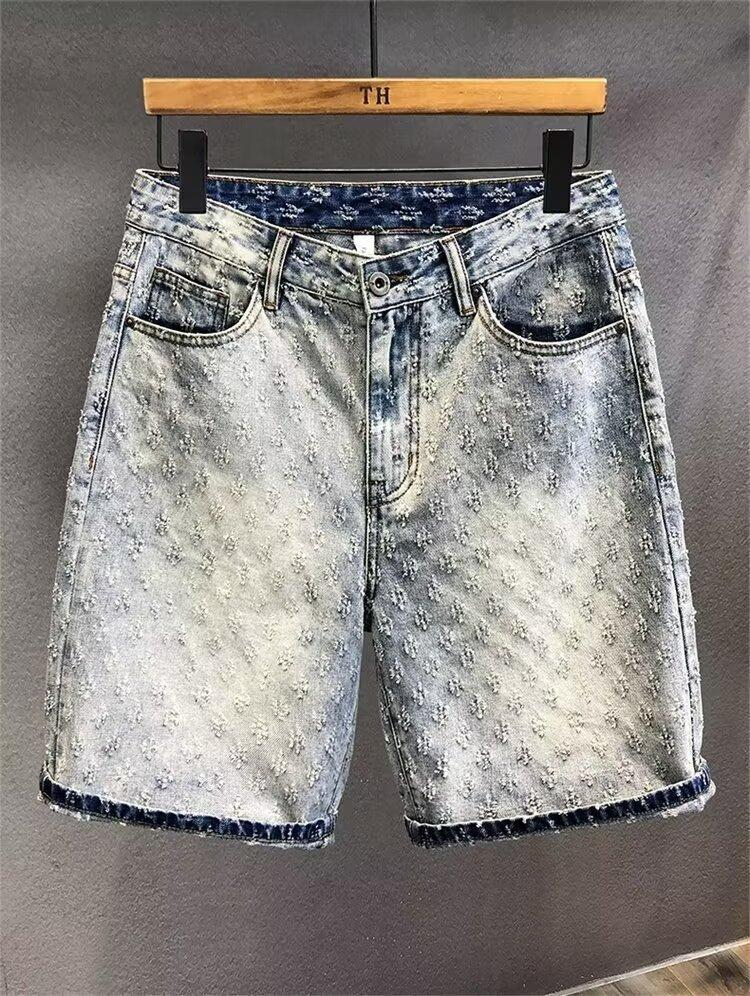 Herrenbekleidung Freizeitshorts im amerikanischen Stil für Herren – Trendy Loose Fit 5-Zoll-Sommershorts mit einzigartigem Design (atmungsaktiver, sportlicher Stil)_voghion.com