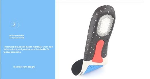 Breathable Moisture-Wicking Shock-Absorbing Gel Insoles For Men & Women - EVA Memory Foam Cushion For Running, Basketball, Hiking_voghion.com