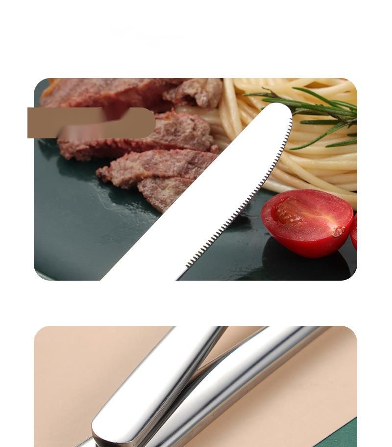 Western Cutlery Steak Combination Household Stainless Steel Knife Fork Gift Box Set_voghion.com