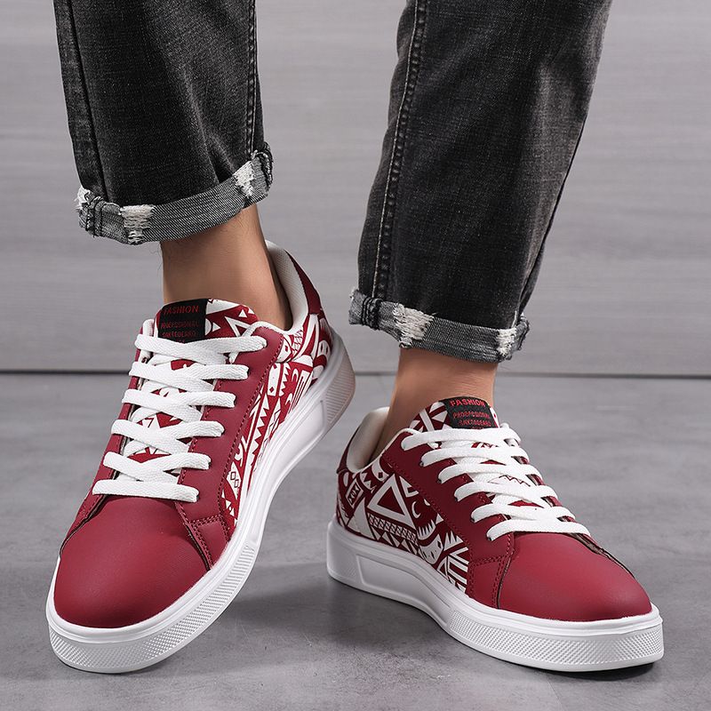 Tendenza estiva Graffiti Studenti Moda Traspirante Trendy Coppia Uomo E Donna Tela, Versatile Casual Board_voghion.com