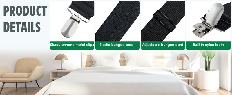 RYYD 8-pack lakenriemen - verstelbaar|Voor gebruik op bank/bed|EU_voghion.com