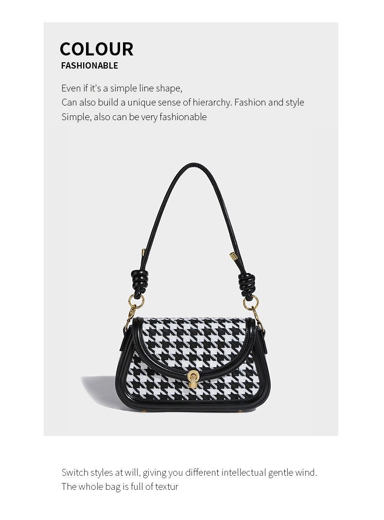 Xiaofang New Feeling Borsa a tracolla singola in lana Xiaoxiangfeng da donna sotto le ascelle 2024 Borsa autunno/inverno_voghion.com