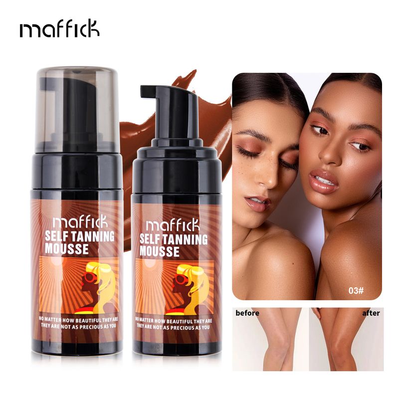 Scrub e trattamenti per il corpo Maffick Tanning Mousse Bubble Bronze Sun Free Sunbathing Sun Boosting Spot_voghion.com