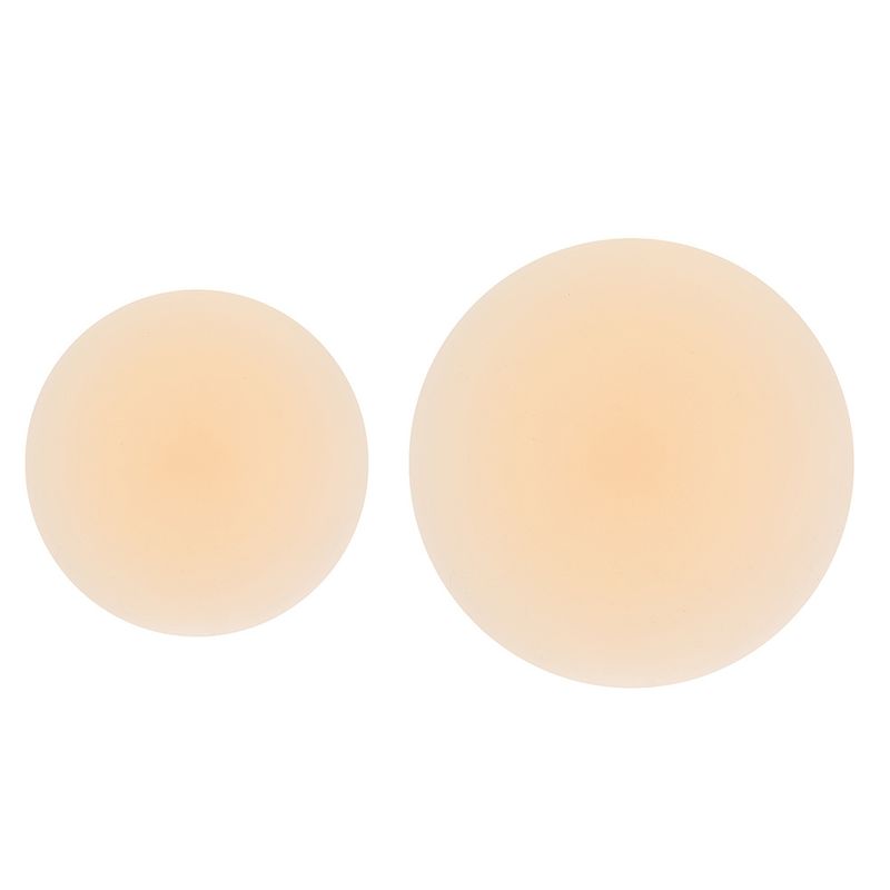 Cross-border solid silicone nipple stickers self-adhesive ultra-thin breathable invisible chest stickers anti-bump areola stickers_voghion.com