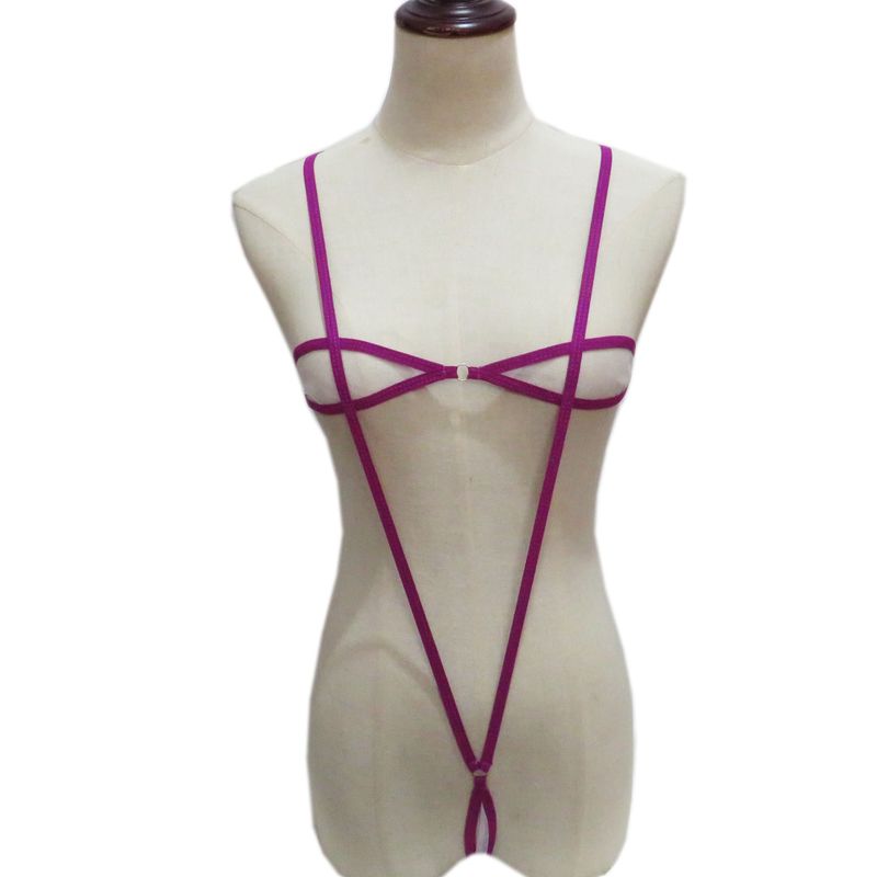 Costume de baie mini pentru femei, costume de baie sexy, transparente, cu trei puncte, tip bikini, model plasă_voghion.com