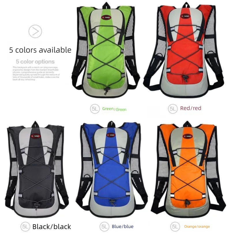 Zaino da trekking ultraleggero da 5 litri per arrampicata, alpinismo, ciclismo, corsa e trail, per uomo e donna_voghion.com