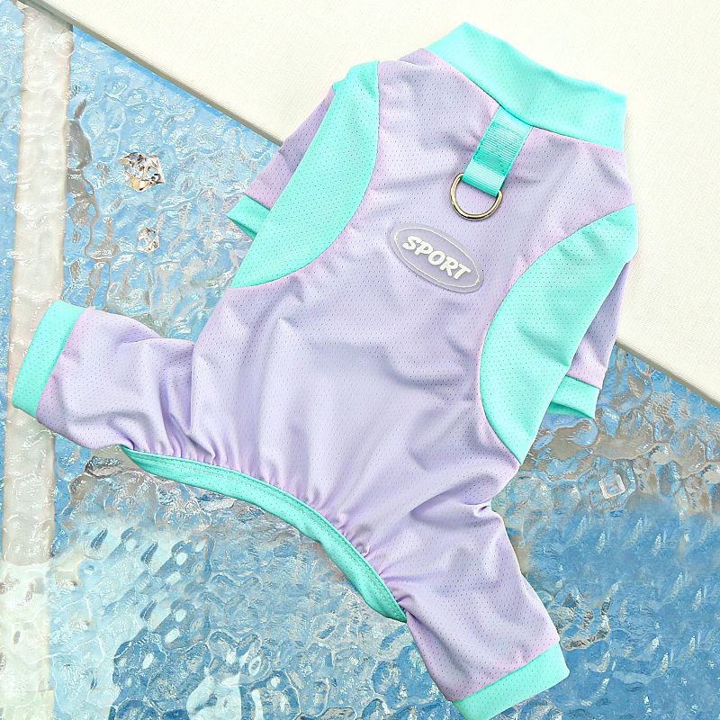 Grande Ice Silk Primavera Estate Cane Gatto Forniture Vestiti Freschi Protezione Solare Golden Retriever_voghion.com