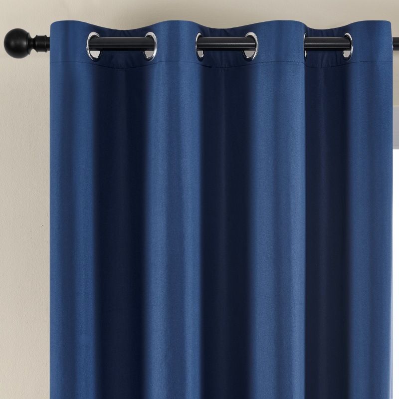 full blackout heat insulation curtains for bedroom with black lining room darkening noise reduction curtains_voghion.com