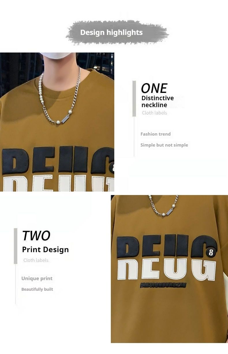Abiti estivi per ragazzi, pantaloncini casual a maniche corte per adolescenti, abiti sportivi a maniche corte larghi e alla moda_voghion.com