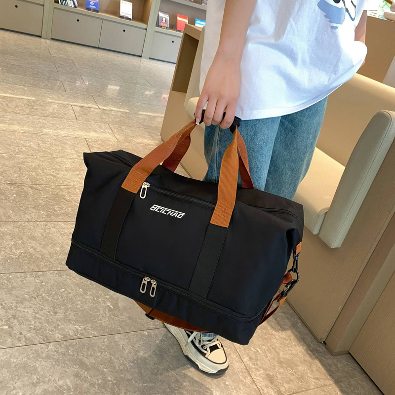 "Nuova collezione di borse 2024, borsa da viaggio a mano/spalla di grande capacità, in tinta unita, alla moda europea e americana"_voghion.com
