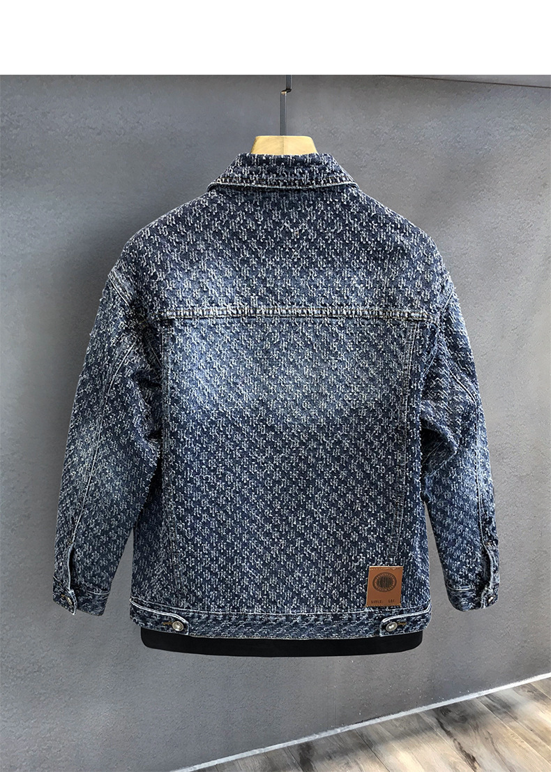 Férfi ruházati hangulat Csúcsminőségű macskakörmös divat Niche High End farmer dzseki Férfi jóképű High Street retro kabát trend_voghion.com