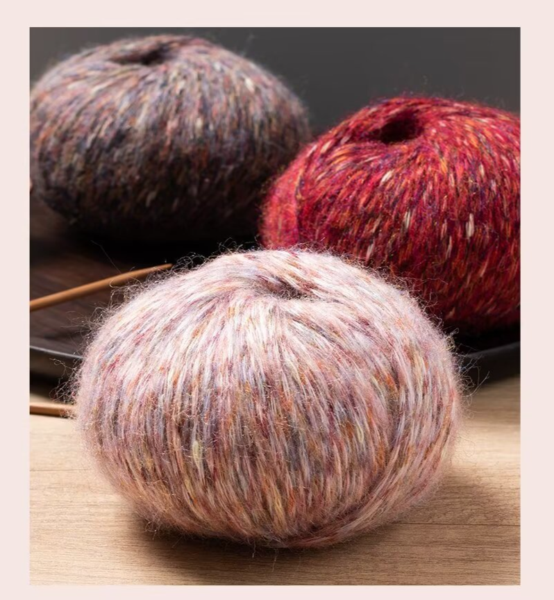 Star mohair 50g gruppe tyk stang nåletråd DIY håndstrikket krog hat tørklæde frakke tråd_voghion.com