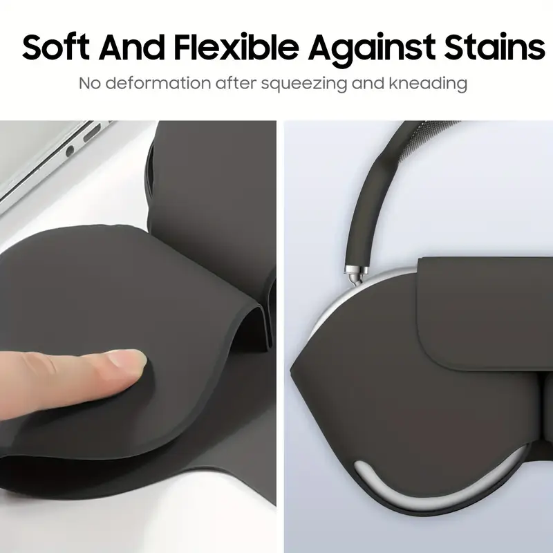 Smart fodral för Airpods Max 1/2, reptåligt och dammfritt, bärbart resefodral för Airpods Max, hörlursfodral_voghion.com