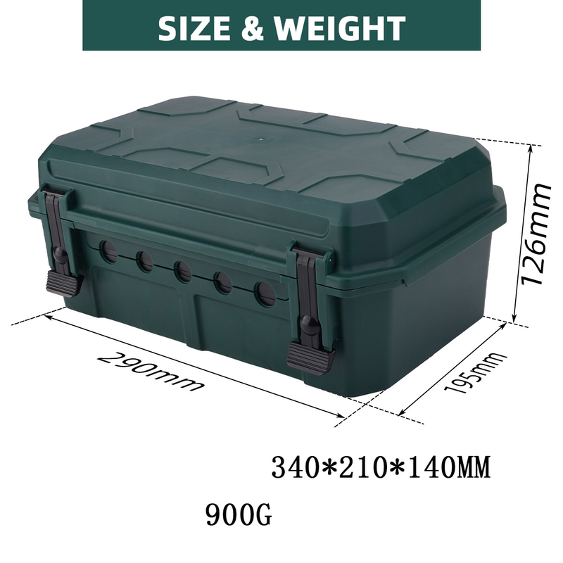 1pcs Boxed Safety Waterproof Junction Box Cable Junction Box Wire Extension Line Protection Cover One Inlet And One Outlet Box_voghion.com