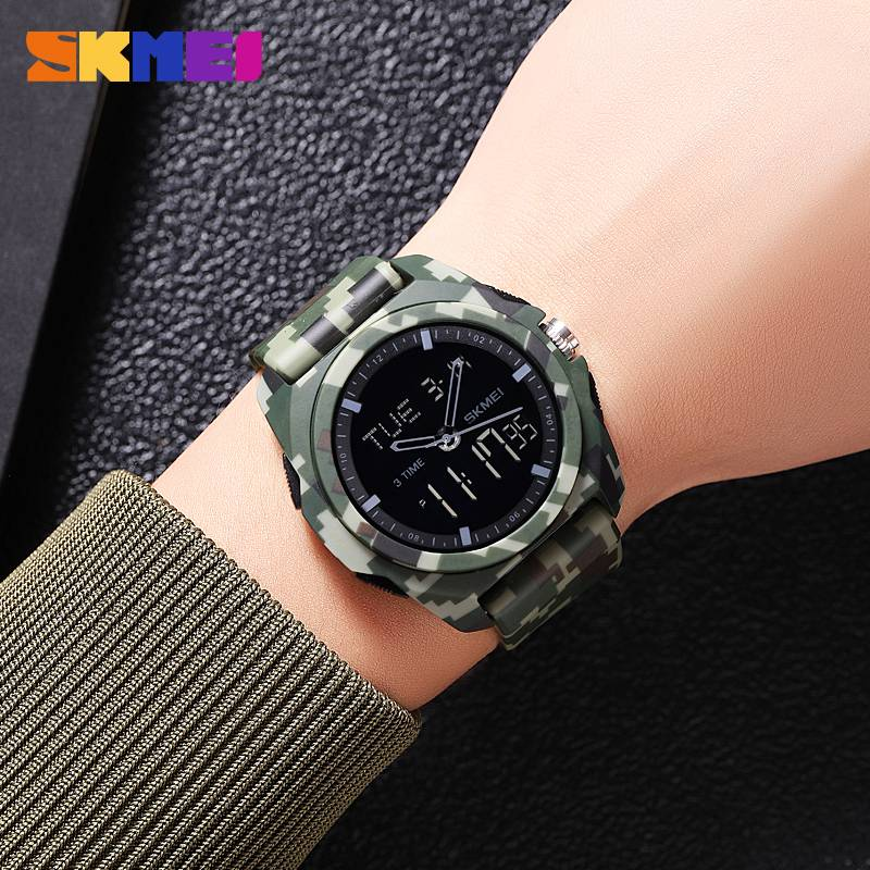 SKMEI 2199 Dijital Saat: 50 metre su geçirmez, ABS kasa, TPU kayış, kronometre, alarm, EL arka aydınlatma, 12/24 saat, geri sayım_voghion.com