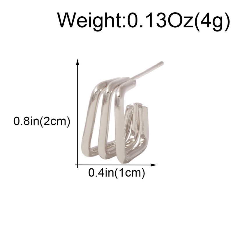 Ensemble de bijoux pour femmes, boucles d'oreilles créoles de type griffe rétro créatives et tendance_voghion.com