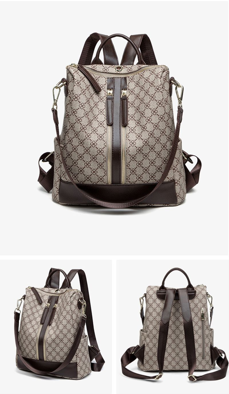 2023 Nova Moda Lazer Mochila Feminina de Grande Capacidade_voghion.com