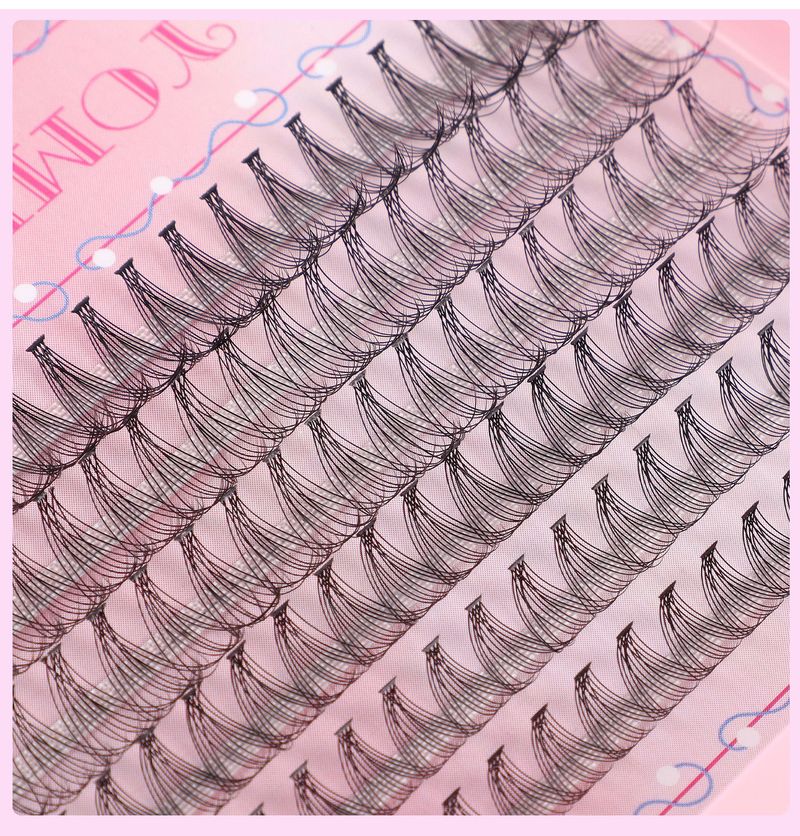 Nepwimpers Nieuw 240 clusters van enkele clusters gesegmenteerde valse wimpers 10 100D Natuurlijke en veelzijdige dikke en gekrulde wimpers_voghion.com