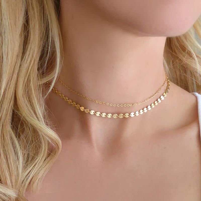 2025 Nouveautés eManco Collier Empilable Plusieurs Femmes Minces 316 Chaîne En Acier Inoxydable Bijoux_voghion.com