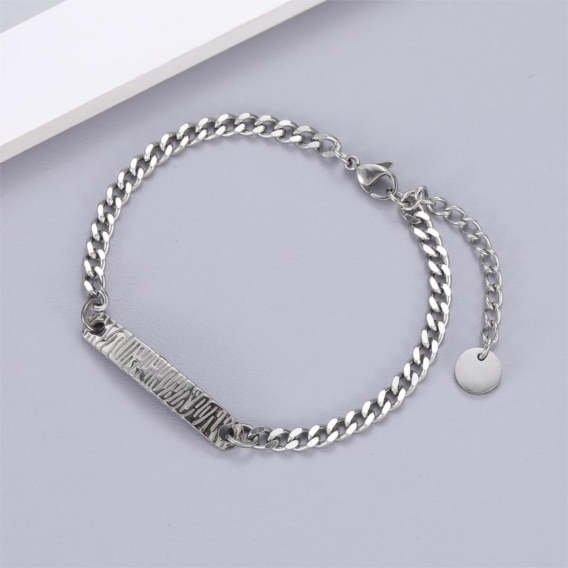 High Grade Mountain With Wood And Wood With Branches Men And Women Bracelet Titanium Steel Ins Style Couple Model Valentine's Day Gift Bracelet_voghion.com