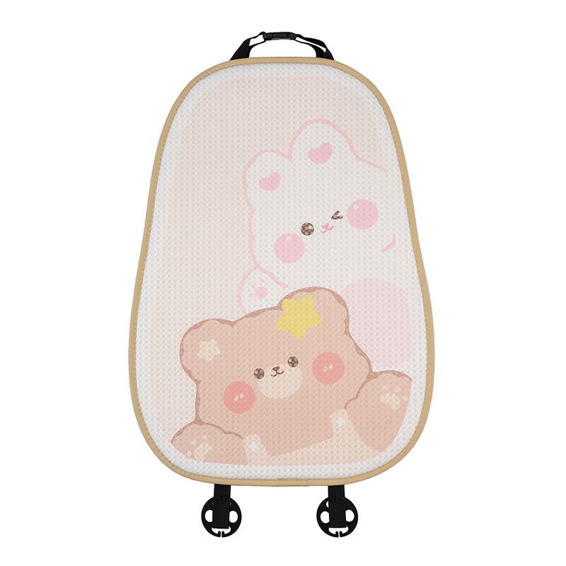 Cute Cartoon Women's Seat Cover Universal Anto Interior Accessories Fashion Anti Slip Breathable Girl Car Cushion Covers_voghion.com