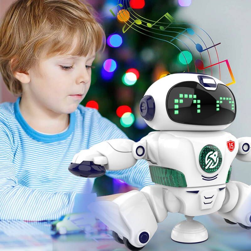 Babyltrl For Kids,Smart Space Dancing Robot Singing Walking Intelligent Educational Toys With Disco Light /360°_voghion.com