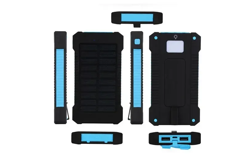 20000 MAh Fast Charging Portable Solar External Battery Waterproof With SOS Flashlight Power Bank For Xiaomi_voghion.com