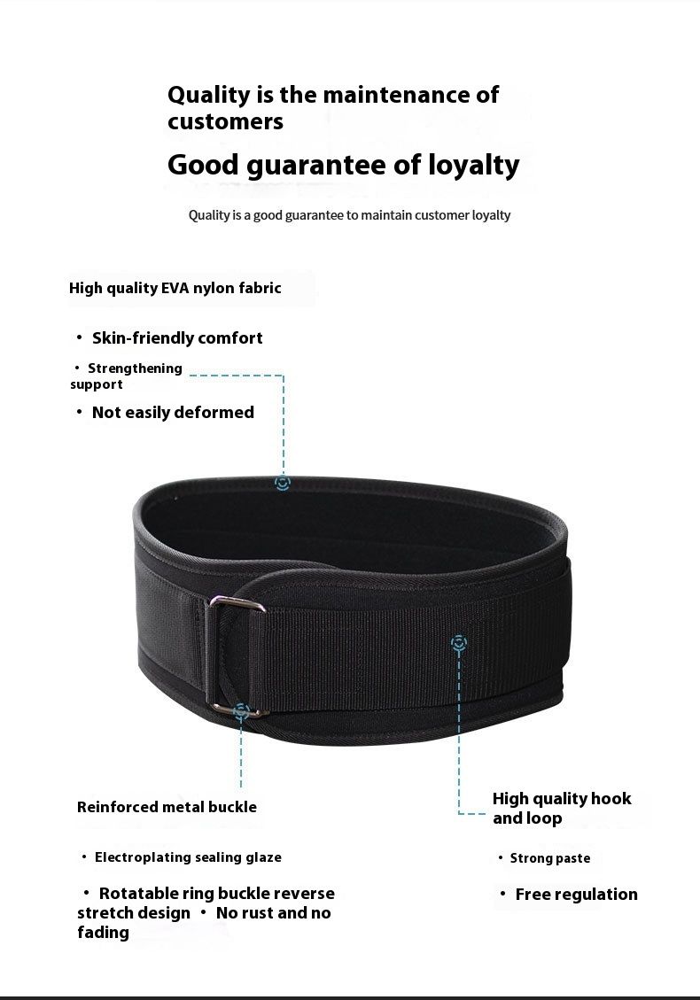 Cintura di supporto per allenamento a compressione, regolabile, specifica per lo sport, per sollevamento pesi, yoga_voghion.com