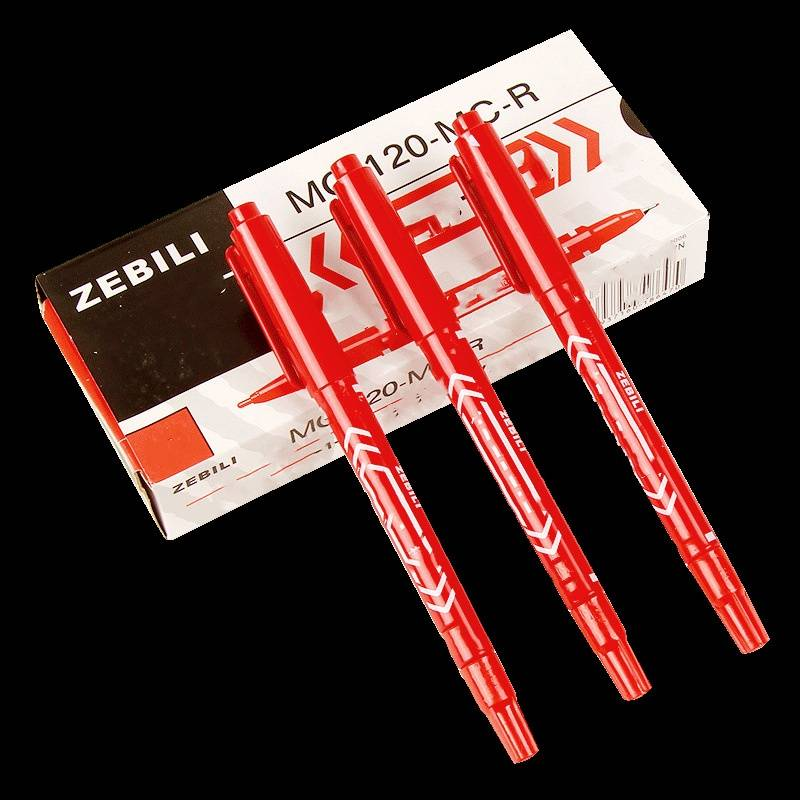 Small Double Head Logistics Marker Pen Black Hook Pen Art Special Color Marker Pen Set_voghion.com