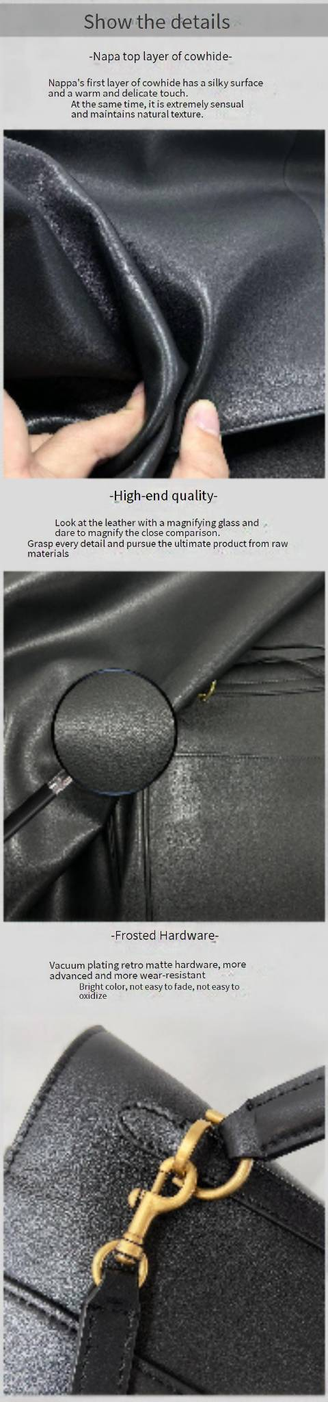 Women's Bags New one shoulder underarm tote bag bag genuine leather lazy style large capacity commuter bag unisex_voghion.com