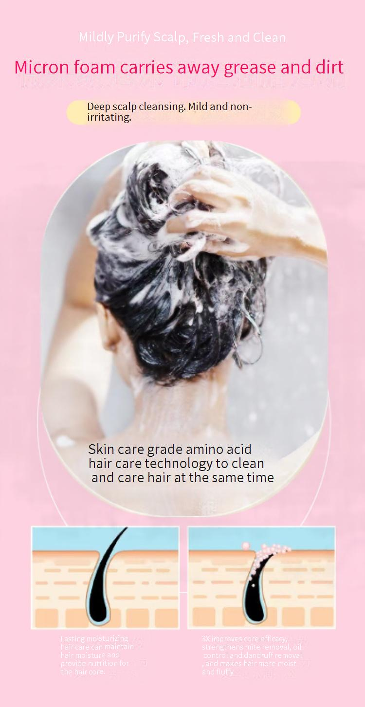 Shampoing au parfum de coco CAIFELS - Parfum longue durée, antipelliculaire et contrôle du sébum, soin capillaire volumateur pour hommes et femmes (800 ml)_voghion.com