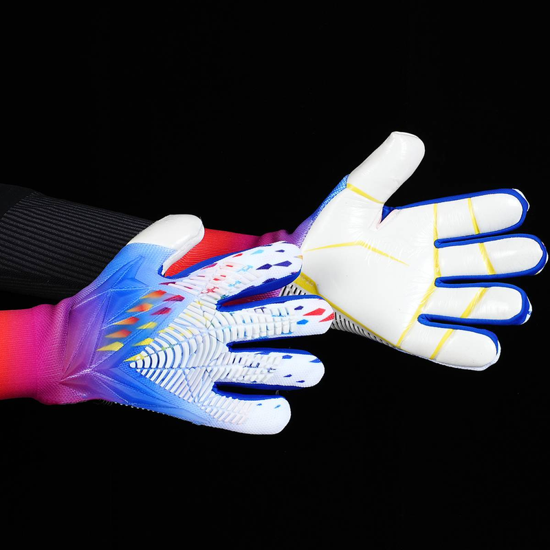 Torwarthandschuhe für Fußballtorhüter für Kinder, Jugendliche und Erwachsene, Fußballhandschuhe mit starken Griffen an den Handflächen, atmungsaktive 4-mm-Latex-Fußballtorhüterhandschuhe_voghion.com