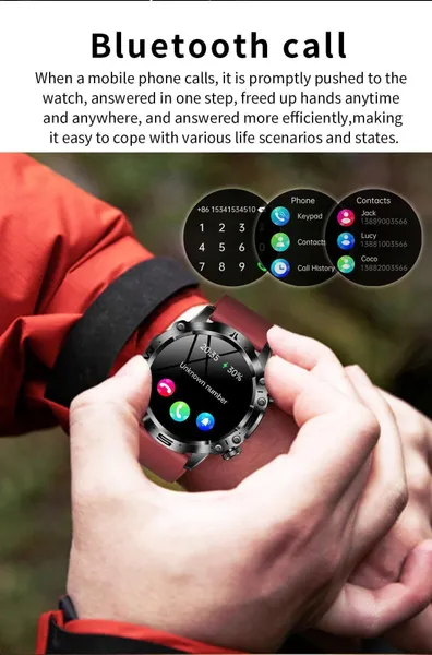 New AI Smart Watch For Men&Women – Blood Glucose/Lipid/Uric Acid Monitor ECG+PPG Health Tracker Display Fitness Smartwatch With Medical Diagnosis_voghion.com