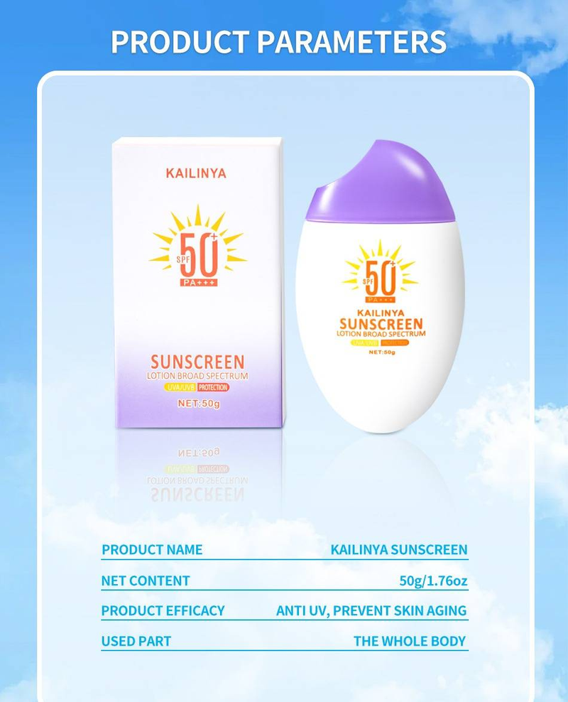 Aufhellender und isolierender Sonnenschutz 50++, universeller, wasserfester und schweißfester Sonnenschutz für das Sommertraining im Militärbereich für den ganzen Körper_voghion.com