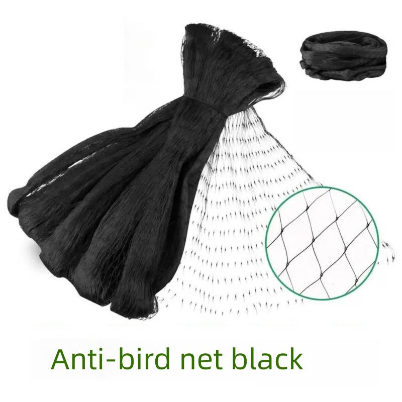 Heavy-Duty Black Bird Netting – PE Knitted Mesh (2x5m To 4x12m) | Garden, Vineyard & Orchard Protection From Birds & Small Pests_voghion.com