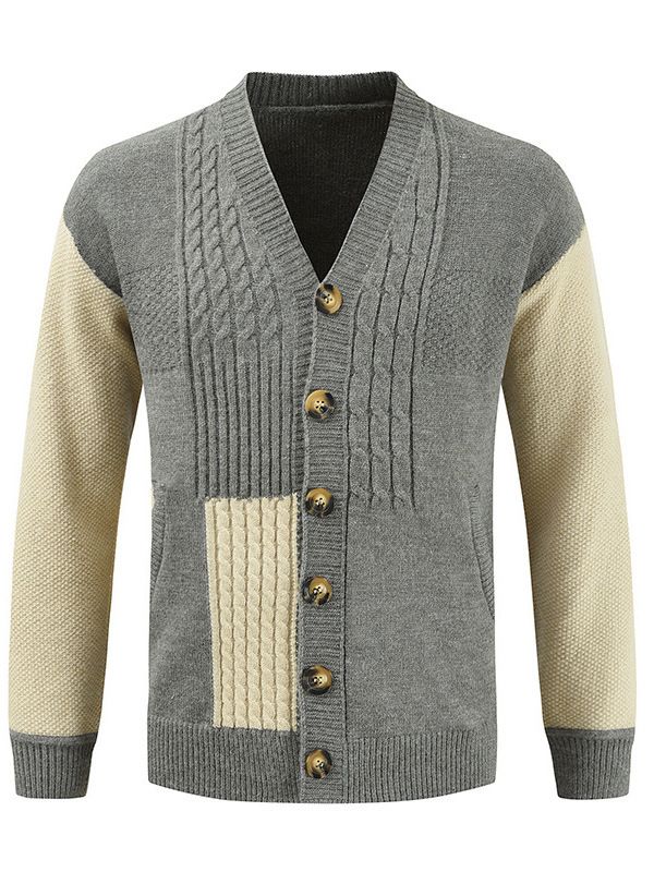Men's Clothing Women's Chunky Knit Cardigan With Hood - Soft & Warm Winter Sweater For Casual Outfits_voghion.com